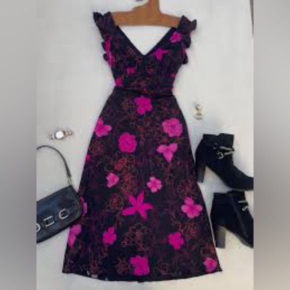 Vintage Y2K La Belle midi slip dress, size medium - Picture 2 of 4